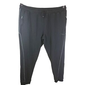 CLOAK 2XL Black Lounge Pants Joggers Casual Activewear Mens Athleisure‎ Grunge